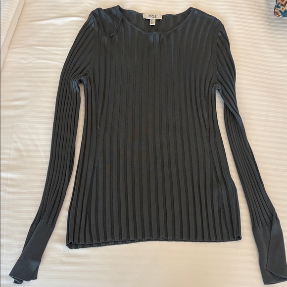 COS Rib Knit Long Sleeve Top - Picture 2 of 4